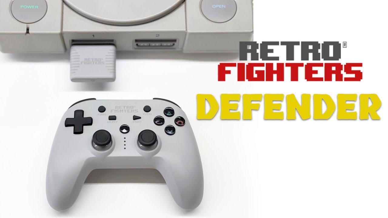 Retro Fighters Defender son los mandos de PS1 y PS2 inalámbricos