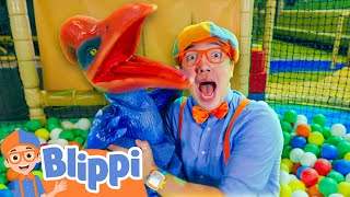 baby dinosaurs s ballpit playground blippi moonbug kids