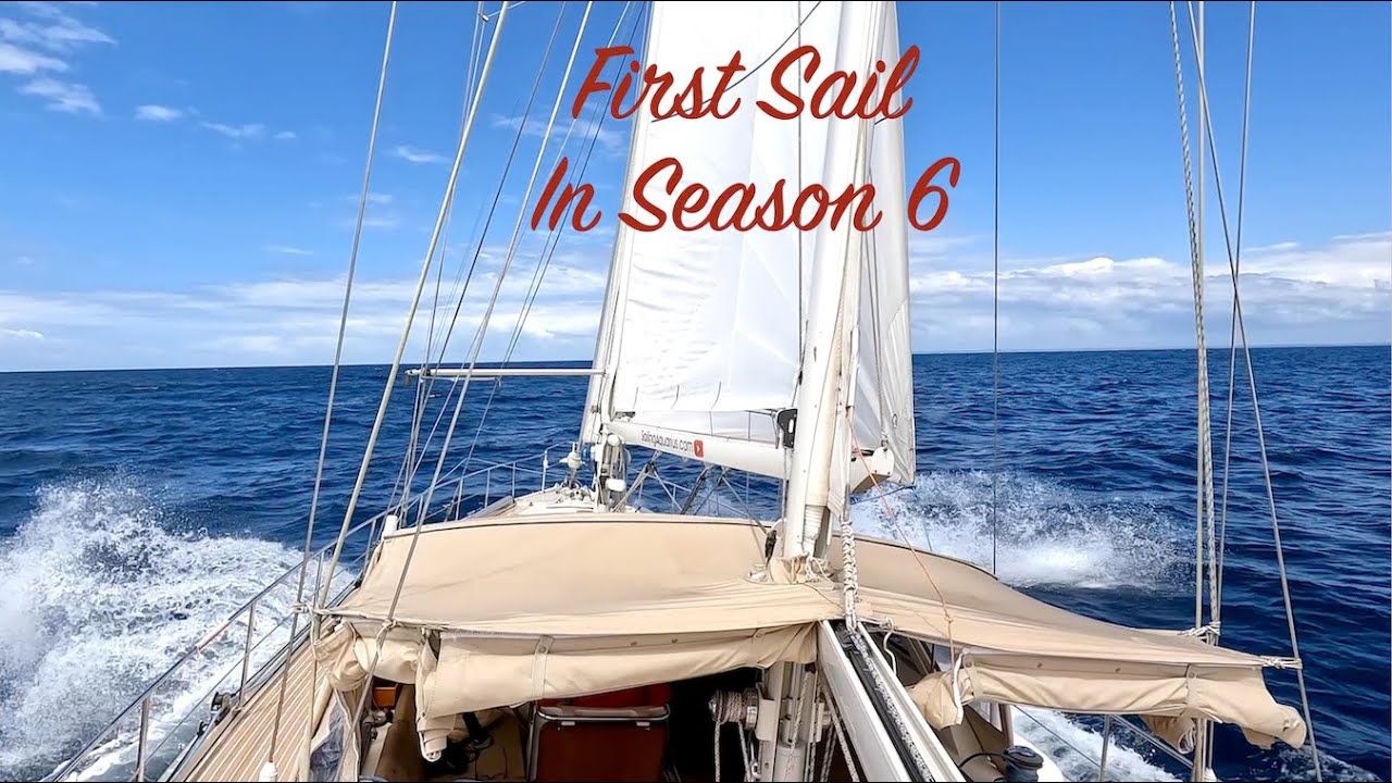 Our first sail in season 6! Off to Dar es Salaam, Tanzania / Sailing Aquarius #128