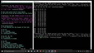 1_19_5 Printing Output using gawk