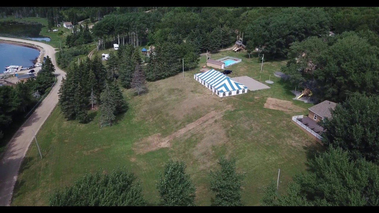 20180813 Cape Breton Bible Camp - Ceilidh Aerial Photography
