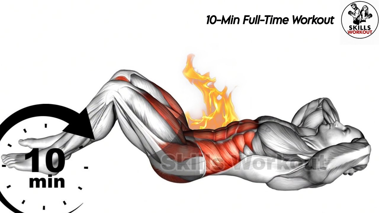 10 Minute Ab Workout No Equipment | Abs Workout - YouTube