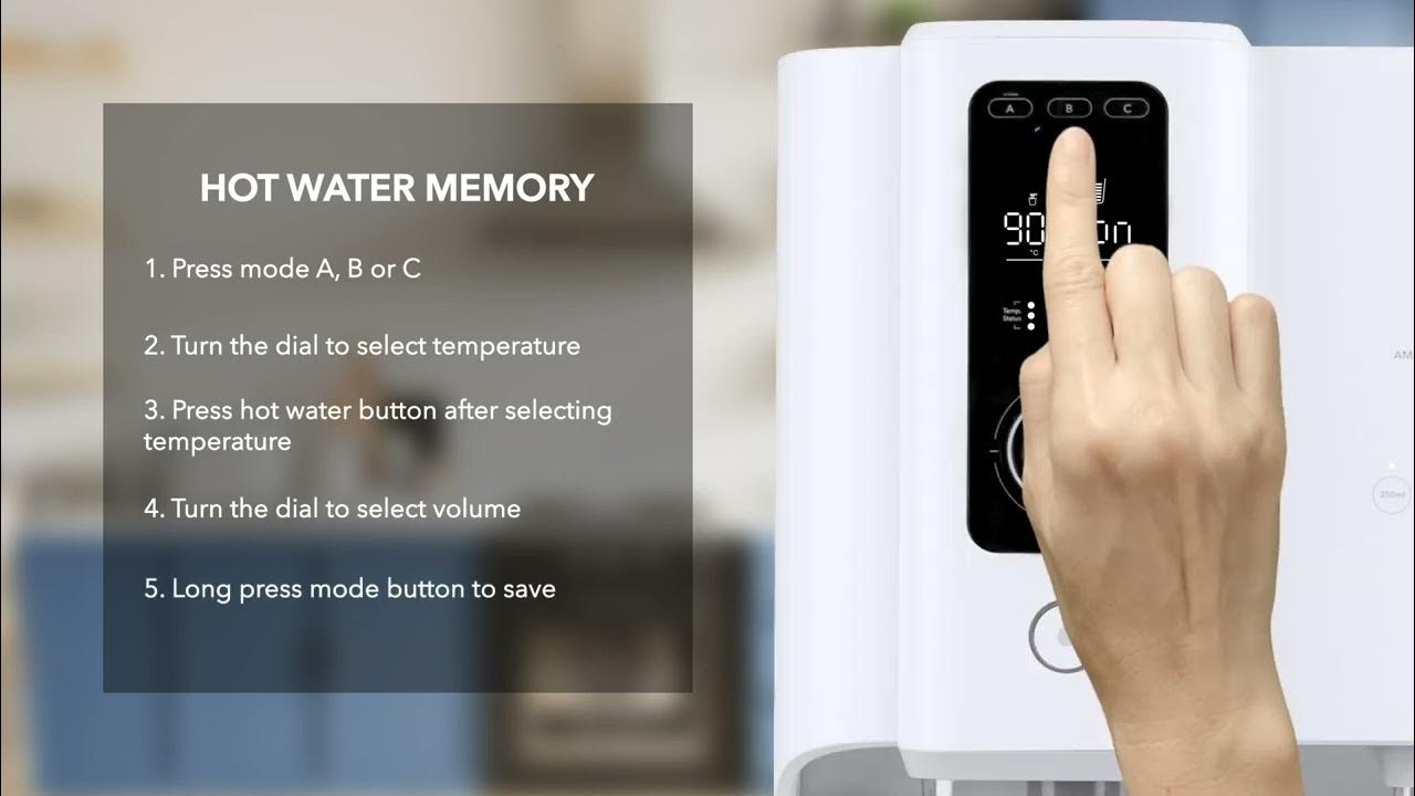 How To Use Coway OMBAK CHP7310R Water Purifier Operation VideoCoway