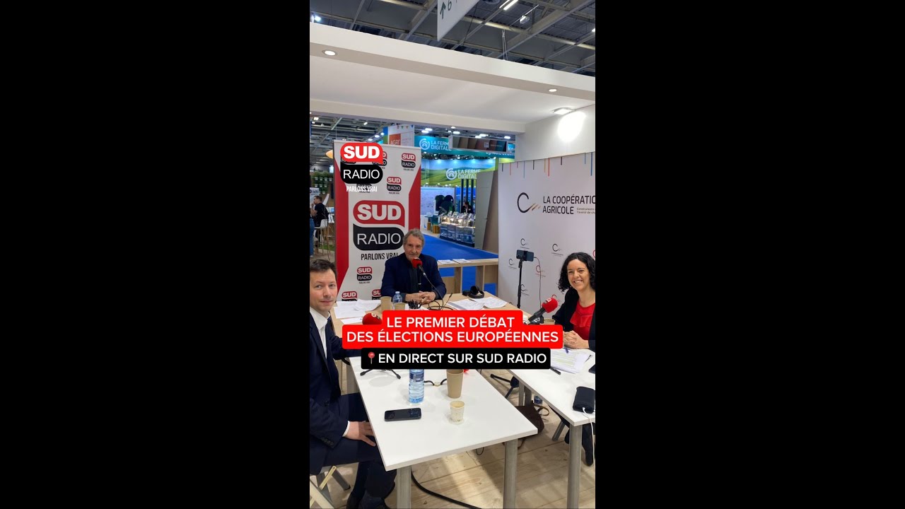 Premier débat des élections européennes sur Sud Radio (Manon Aubry / François-Xavier Bellamy)