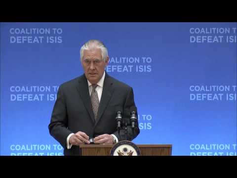 Secretary Tillerson Delivers Opening Remarks at the Global Coalition on Defeat of ISIS