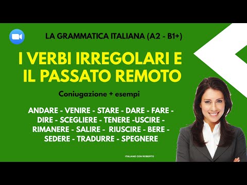 Video: Comunicare è un verbo regolare?