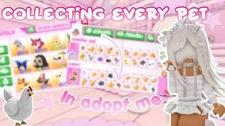 ⋆˚꩜。 COLLECTING every pet in adopt me!! ep 1