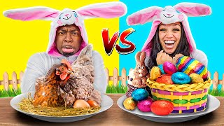 EASTER VS REAL FOOD CHALLENGE EASTER VS REAL FOOD CHALLENGE