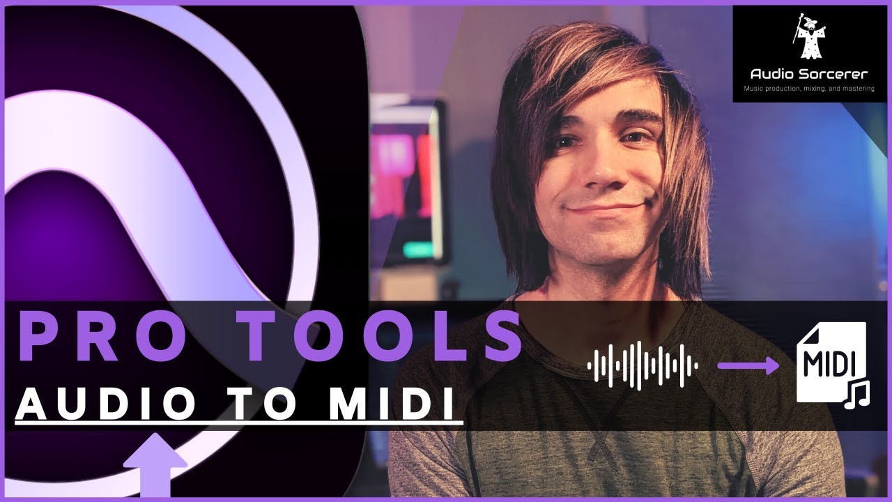 Pro Tools Tutorial | Audio To MIDI @avid - YouTube