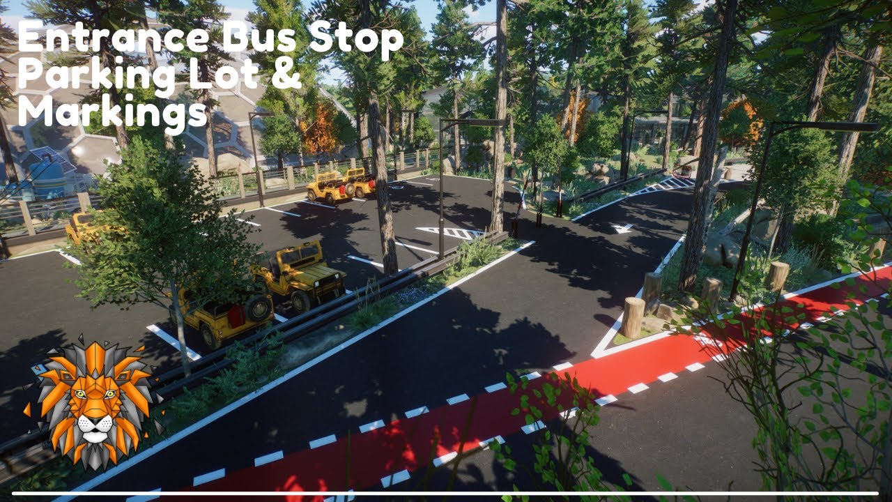 Zoo Entrance Project I Markings & Parking Lot! YouTube
