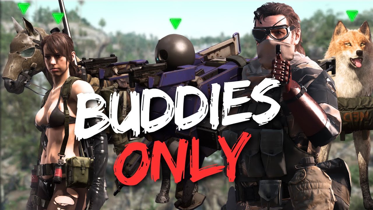 The Ultimate MGSV Challenge: Beat the Game Using Buddies Only!