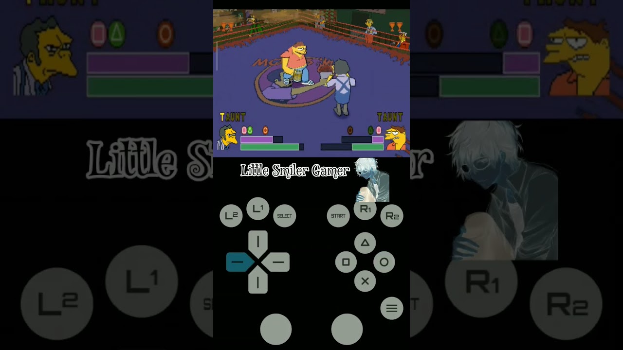 Moe Vs Barney The Simpsons Wrestling Ps1