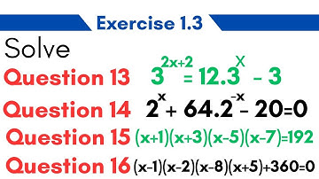 10 Class Math Exercise 1.3 - Quadratic Equation - Exercise 1.3 – Class 10 Mathematics - Matric Math