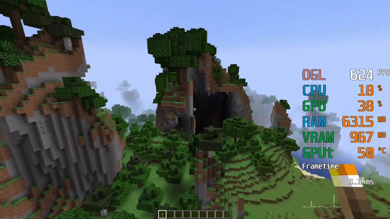 GeForce RTX 2060 -- AMD Ryzen 3 3100 -- Minecraft FPS Test - YouTube