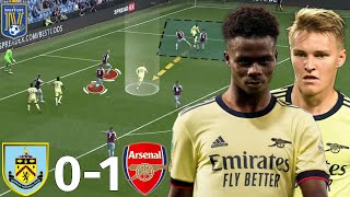How Saka & Odegaard Played A Key Role At Burnley | Burnley vs Arsenal 0-1 | Tactical Analysis