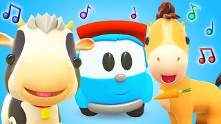The Old MacDonald Had A Farm song for kids | Nursery Rhymes & Kids Songs | Sing with Leo the truck!
