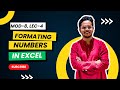 Formatting Numbers | Module 8 Lecture 3 | Excel Zero to Hero