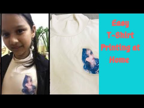 Come stampare le foto su T-shirt a casa