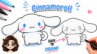 How to Draw Cinnamoroll | Sanrio Easy Drawing Tutorial 