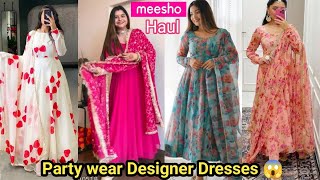 Instagram Inspired Party Wear Dresses from *MEESHO* || Anarkali Dresses Part-1 || Honest review 🥰|| screenshot 5