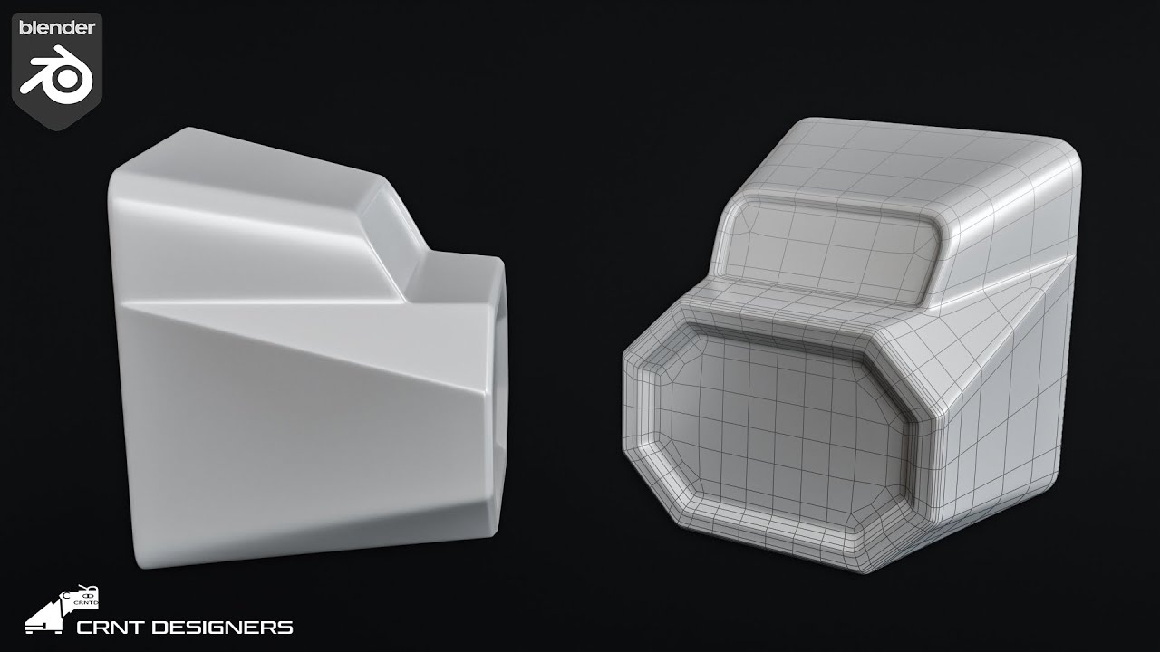 BM43 _ blender beginner subdivision surface modeling tutorial _ 11-11 ...