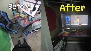 So My New Gaming Setup Is In The Closet...roomsetup Tour