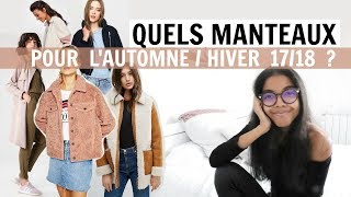 SELECTION • MANTEAUX POUR L'AUTOMNE HIVER 17/18