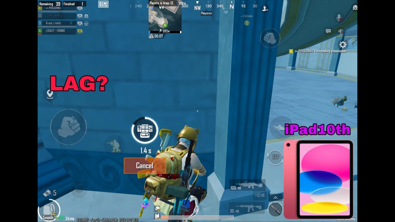iPad 10th generation bgmi gameplay in 2024 / Ranjith playz - YouTube