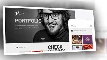 John Responsive Portfolio WordPress Theme - Video ServerThemes.Net