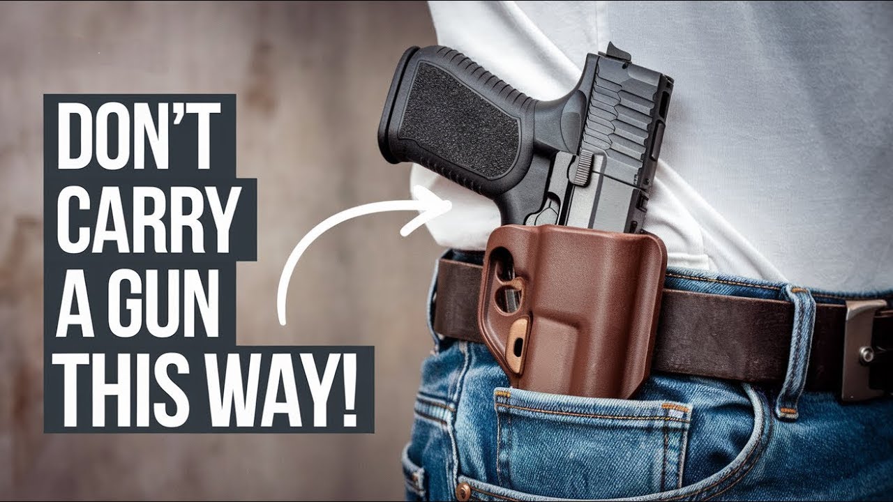 3 САМЫЕ БОЛЬШИЕ ошибки при ношении пистолета — избегайте их любой ценой!