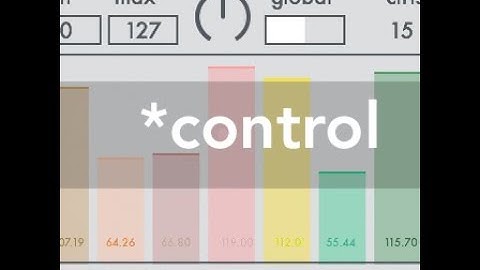 Max for Live *control | Teaser