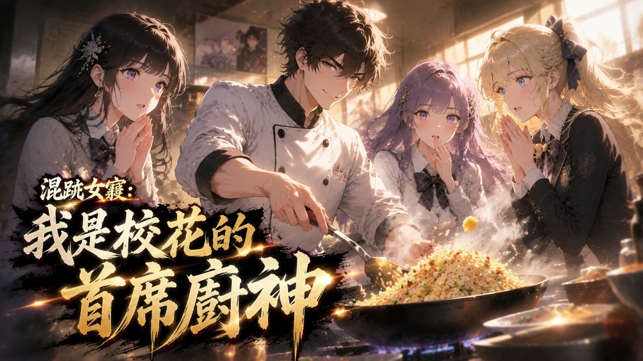 《混跡女寢：我是校花的首席廚神》從全校公敵到團寵男神，我靠一手蛋炒飯，讓傲嬌校花集體倒追！