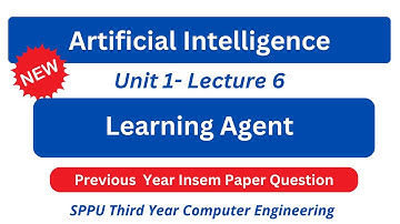 Learning Agent | sppu ai unit 1