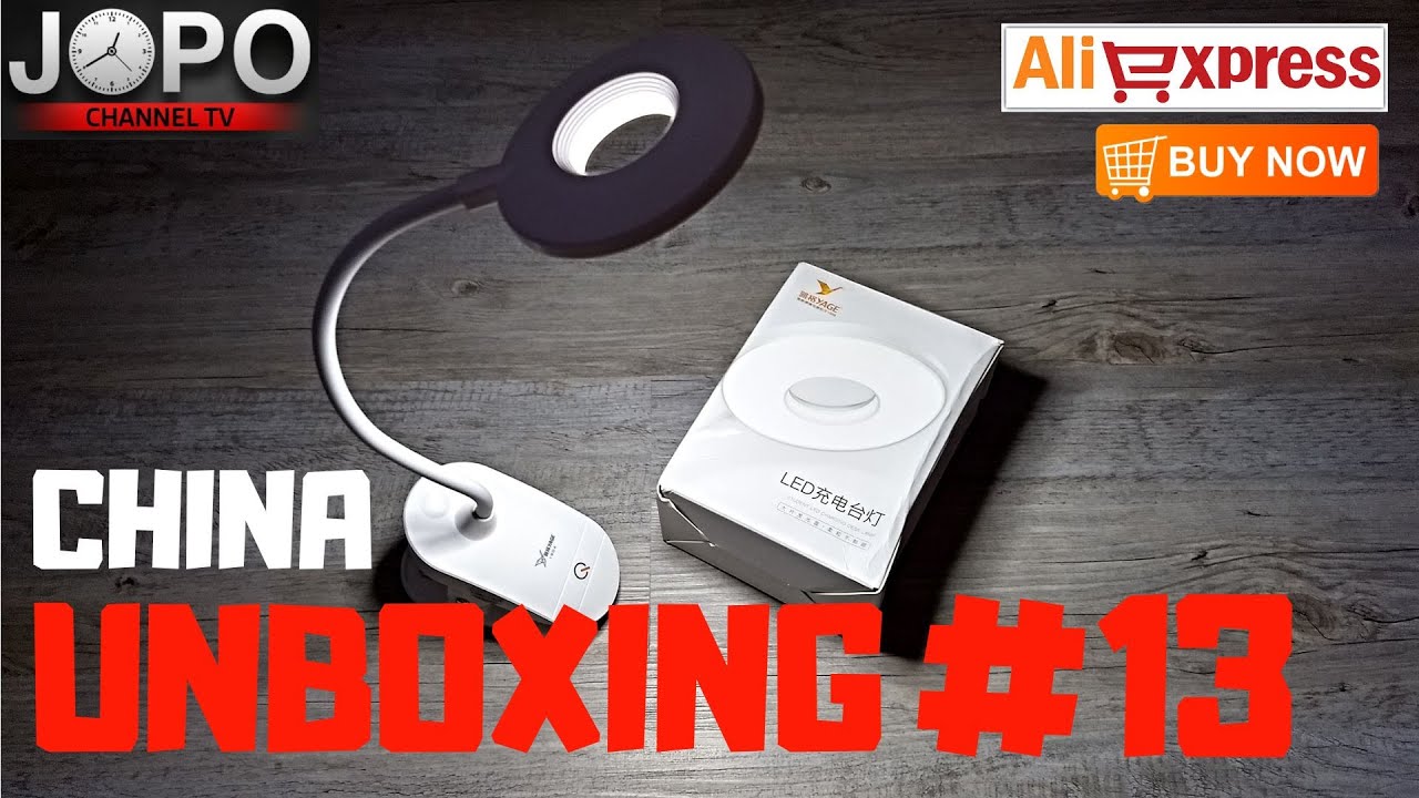 YAGE Modern LED Desk Lamp Home Accessory│China Unboxing│Subtitles