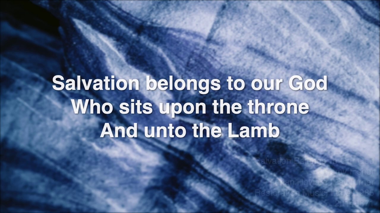 Salvation Belongs To Our God - CCC Lyric Video - YouTube