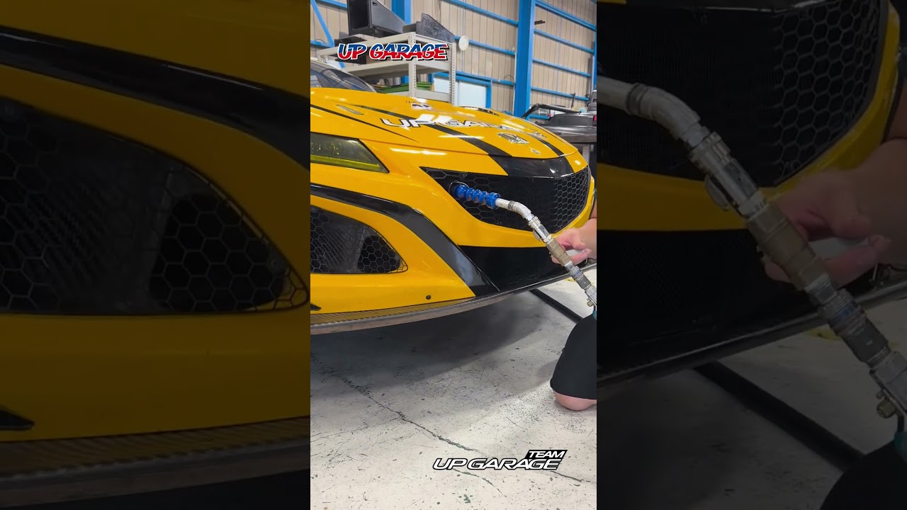 NSX GT3: 1-Second Lift & Tyre Swap  