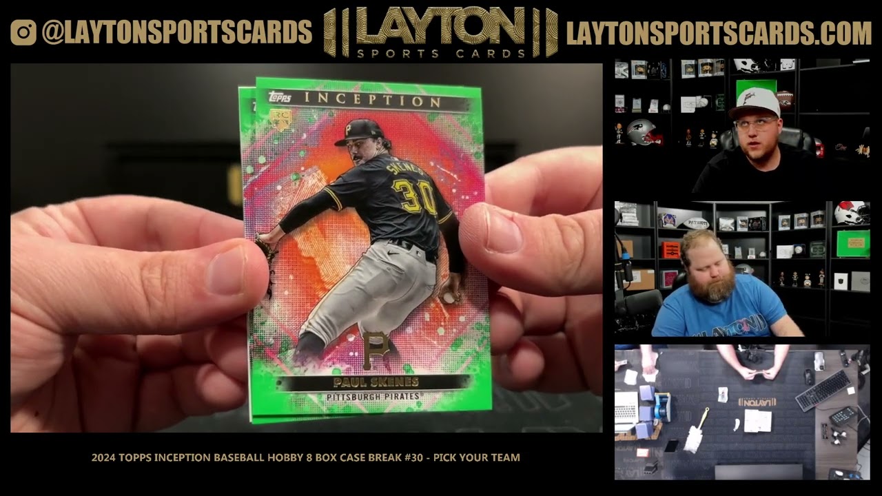 2024 Topps Inception Baseball Hobby 8 Box Case Break #30 PICK YOUR 