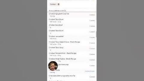 How To Access Custom Recipes In Cronometer