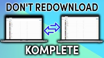 Transfer KOMPLETE to a NEW computer WITHOUT RE-INSTALL 🤯