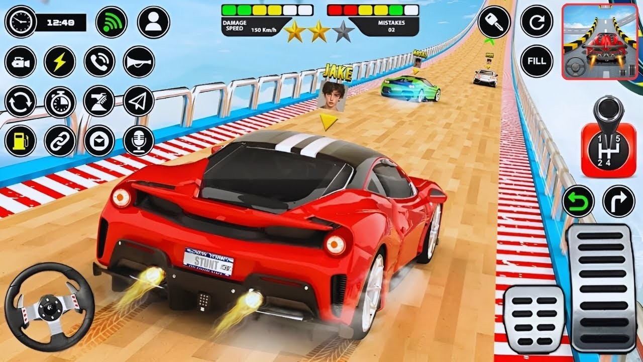 Car Stunt Races Mega Ramps  - Android Gameplay Impossible Car Stunt GT