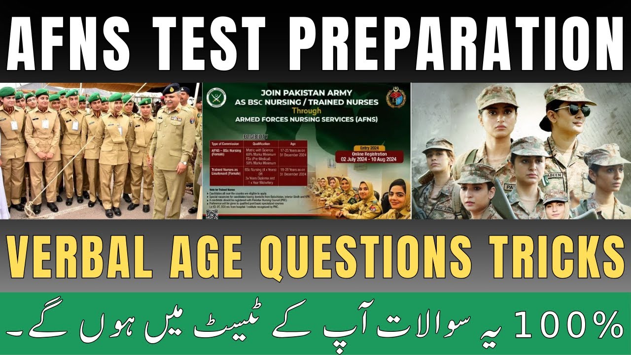 AFNS Test Preparation 2024 | AFNS 2024 Registration| AFNS Verbal ...