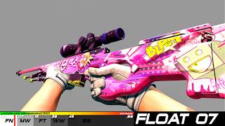 CS2 AWP | Crakow! - FLOAT Comparison