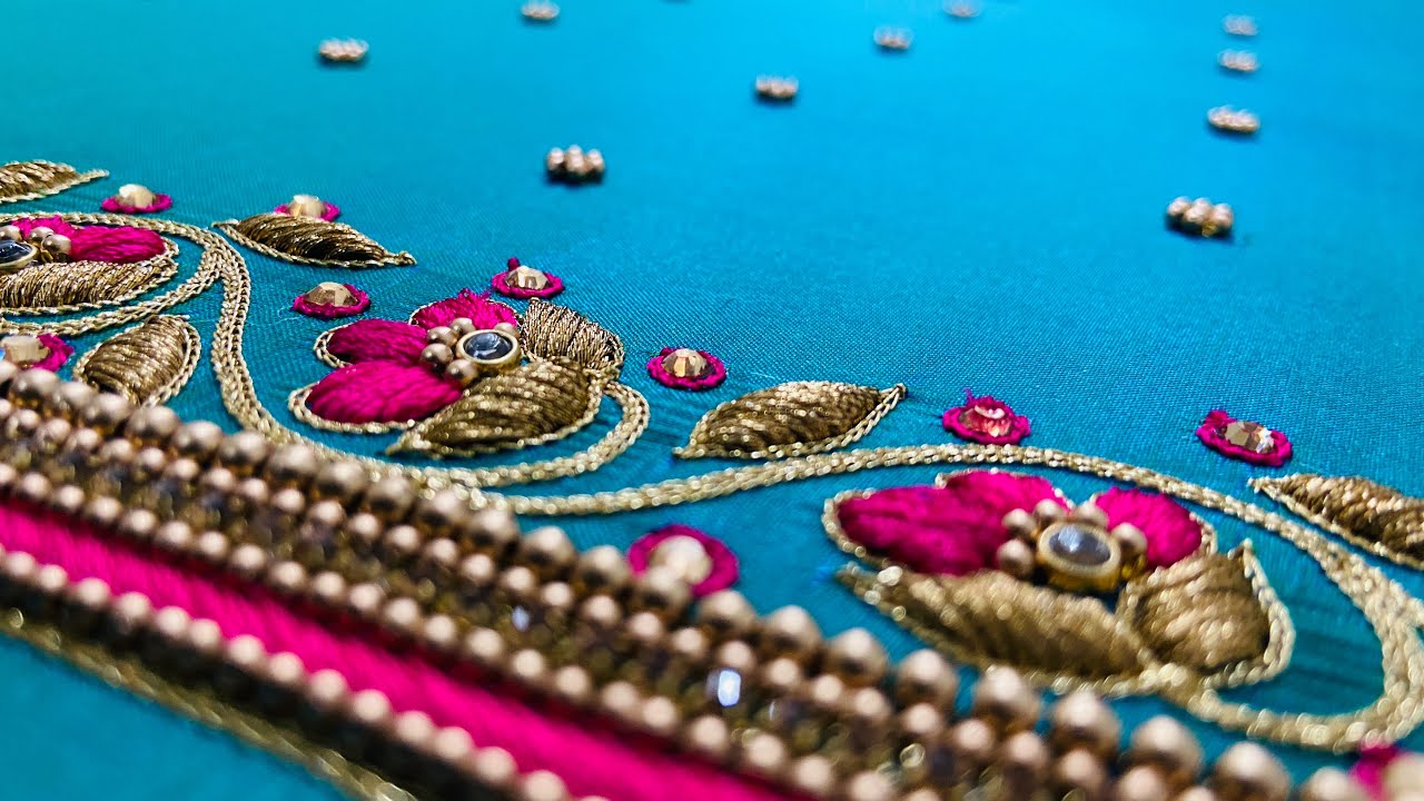 Most beautiful aari work blouse designs || maggam work