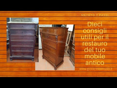 Video: Come restaurare vecchi mobili in casa: consigli
