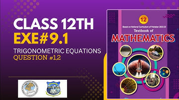 Exercise 9.1Class 12 maths || NBF New Book 2025 || ex 9.1 Class 12 maths NBF