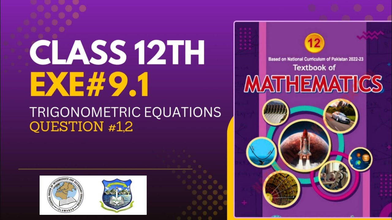 Exercise 9.1Class 12 maths || NBF New Book 2025 || ex 9.1 Class 12 ...