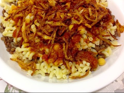 Egyptian Lentil-Rice & Pasta (Koshari)