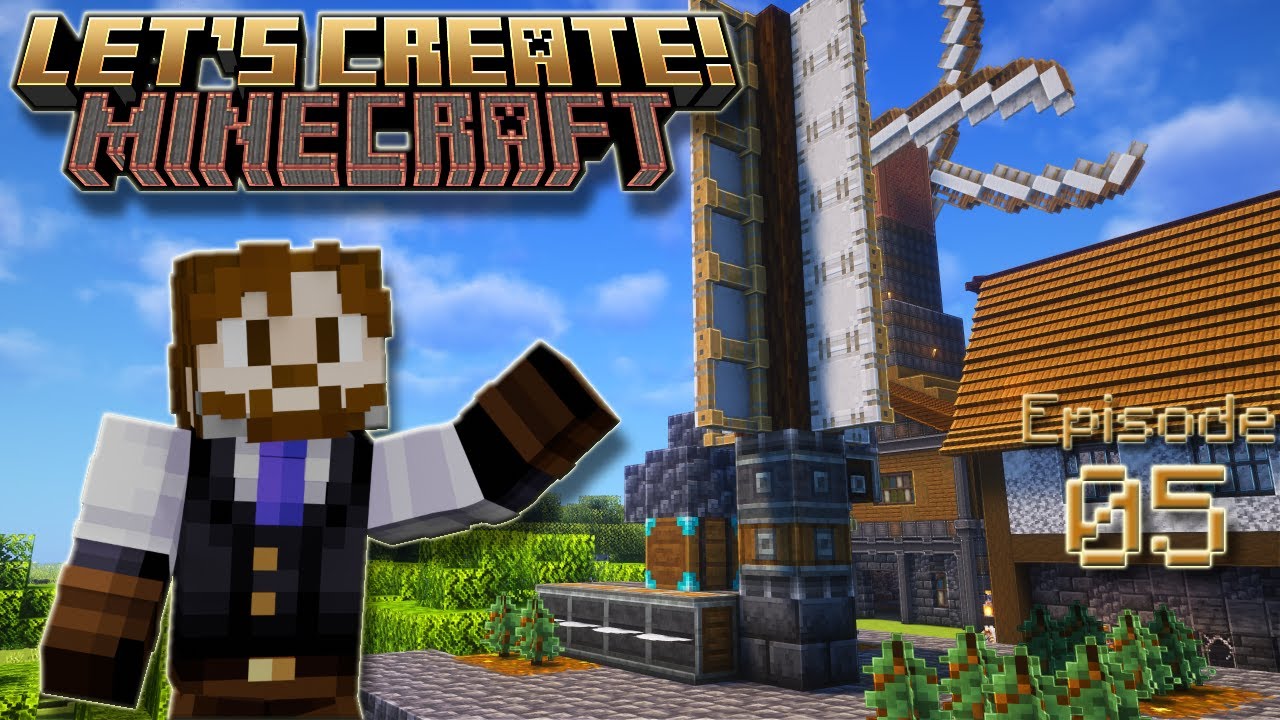 I Built the Smallest and Cutest Tree Farm in Create Mod | Let's Create ...