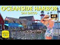 Oceanside Harbor CA | San Diego | 4K Walking Tour