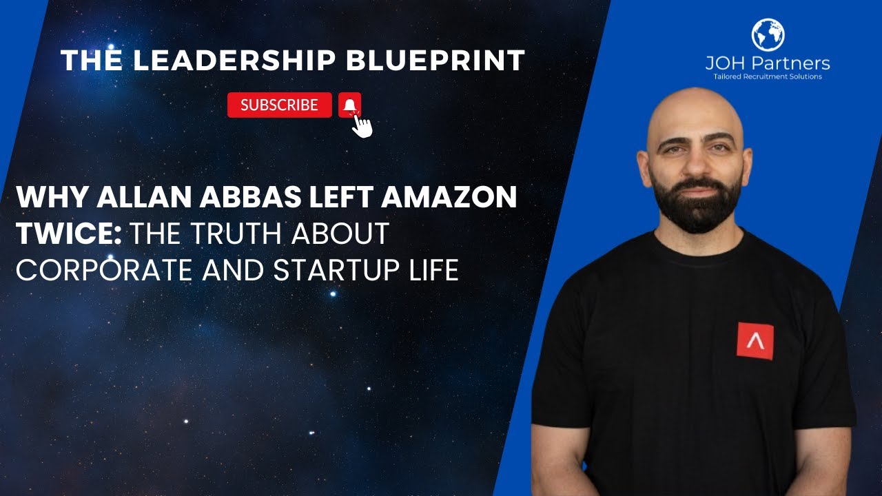 From Amazon to fintech founder: Allan Abbas on entrepreneurial leadership and the cost of burnout